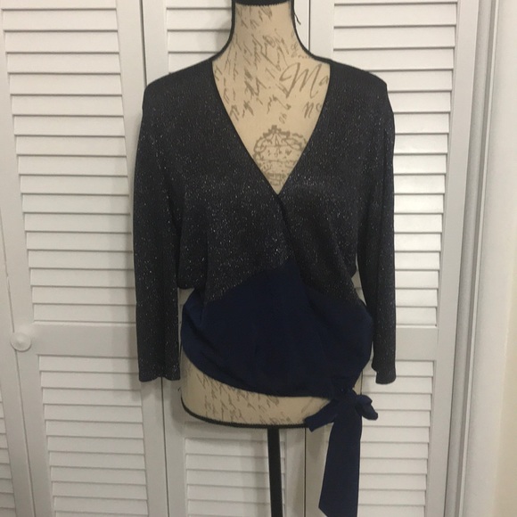 Sachin + Babi Shimmer Blouse - Picture 1 of 6